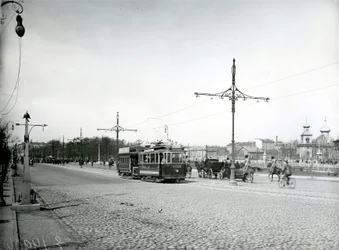 サンクトペテルブルクの電気路面電車、1910年頃